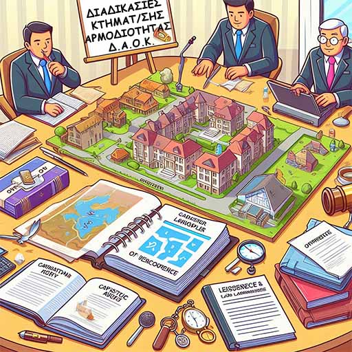Ενημέρωση σχετικά με διαδικασίες κτηματογράφησης (ενστάσεις, εκθέσεις επιτροπών κτηματολογίου κλπ) αρμοδιότητας Δ.Α.Ο.Κ.